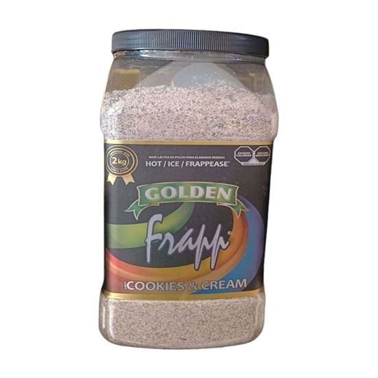 Imagen de Base láctea en polvo para elaborar bebidas sabor cookies and cream Golden Frapp 2kg