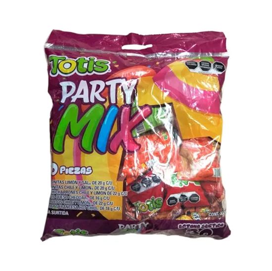Imagen de Surtido de botanas Totis Party Mix paquete con 30 pzas