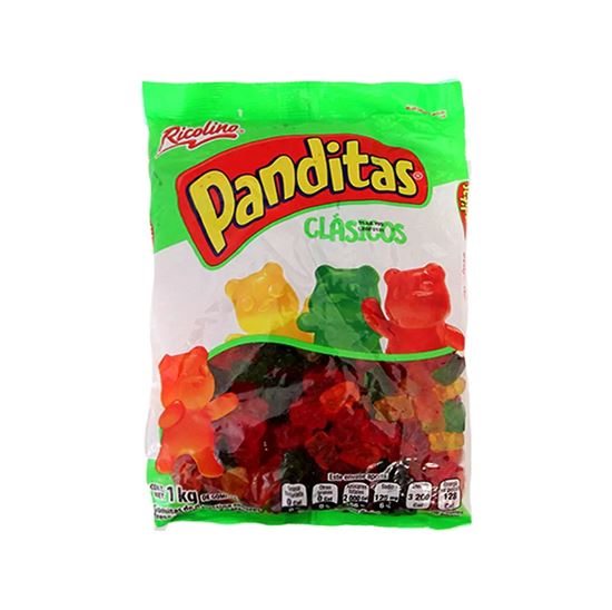 Imagen de Gomitas Ricolino Panditas Clásicos 1kg