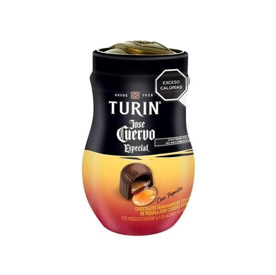Imagen de Chocolates semiamargos con relleno de tequila Turín José Cuervo Especial 270g