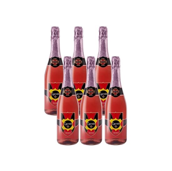Imagen de Sidra rosada L'acroix caja con 6 piezas de 690ml c/u