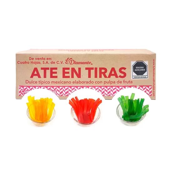 Imagen de Ate tricolor en tiras para rosca de Reyes La Florida Diamante 5kg