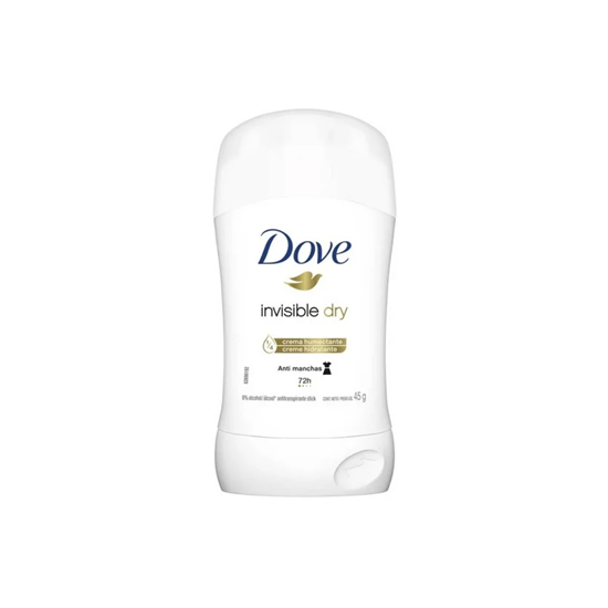 Imagen de Antitranspirante anti manchas en barra para mujer Dove Invisible Dry 72h 50g