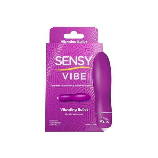 Imagen de Bala vibradora estimulante inalámbrica con pila Sensy Vibe Vibrating Bullet