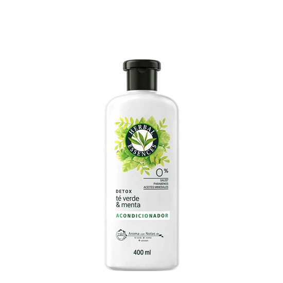 Imagen de Acondicionador con té verde & menta Herbal Essences Detox 400ml