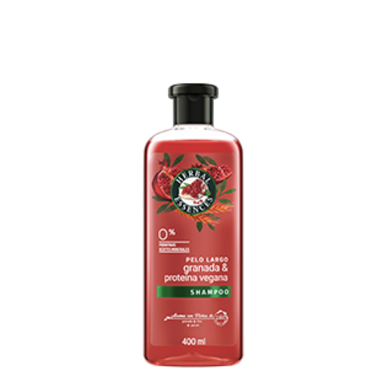 Imagen de Shampoo con granada & proteína vegana Herbal Essences Pelo Largo 400ml