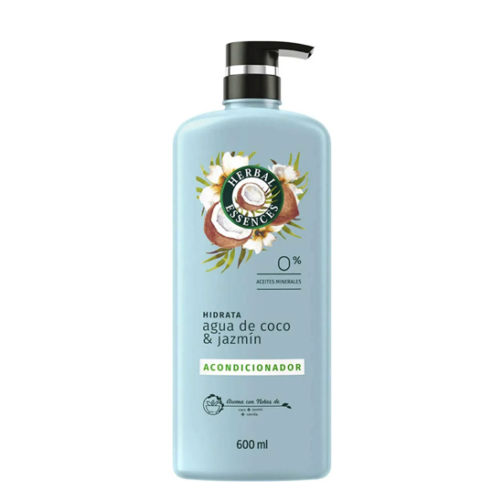 Imagen de Acondicionador con agua de coco & jazmín Herbal Essences Hidrata 600ml