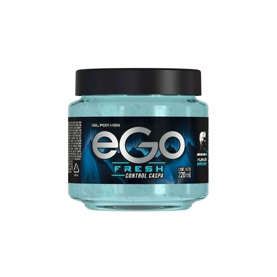 Imagen de Gel para cabello fijación máxima control caspa Ego Fresh 220ml