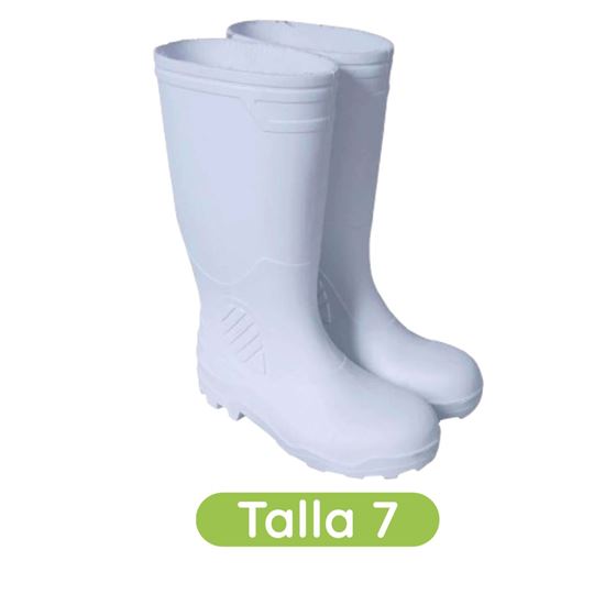 Imagen de Botas plásticas para limpieza color blanco talla 27