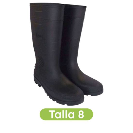 Imagen de Botas plásticas para limpieza color negro talla 28