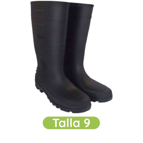 Imagen de Botas plásticas para limpieza color negro talla 29