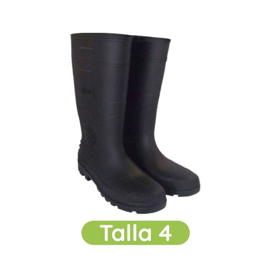 Imagen de Botas plásticas para limpieza color negro talla 24