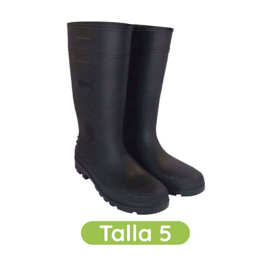 Imagen de Botas plásticas para limpieza color negro talla 25