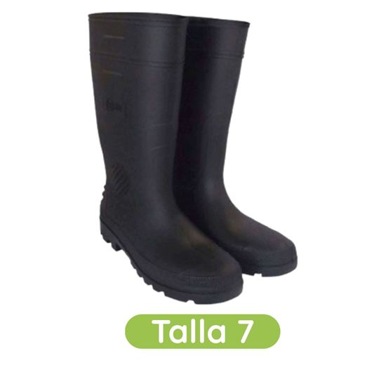 Imagen de Botas plásticas para limpieza color negro talla 27