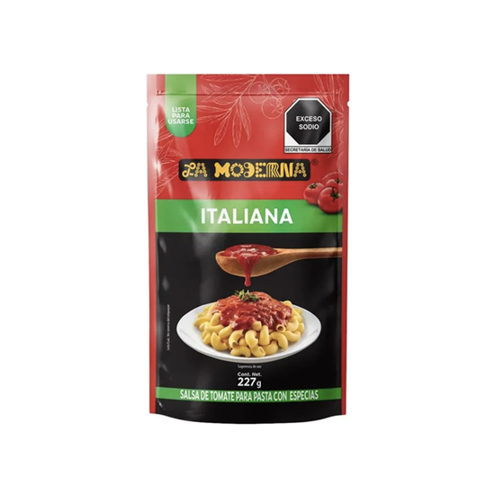 Imagen de Salsa de tomate para pasta con especias La Moderna Italiana 227g