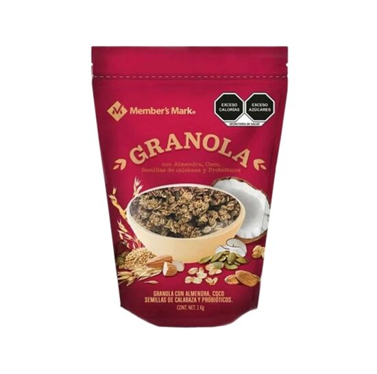 Imagen de Granola con almendra, coco, semillas de calabaza y probióticos Member's Mark 1kg