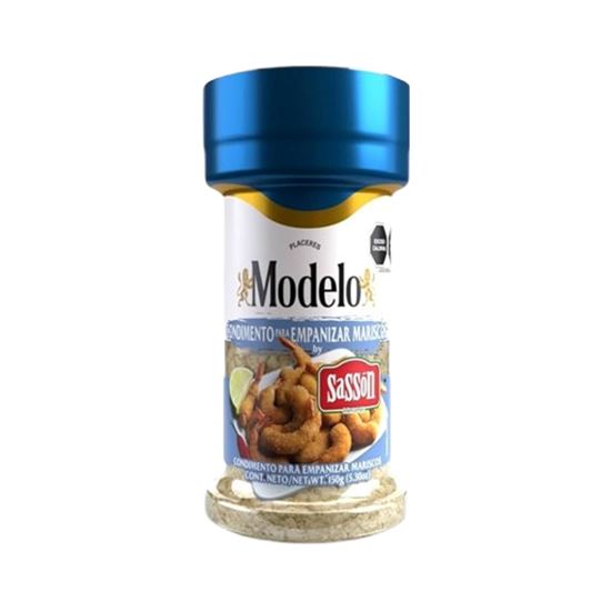 Imagen de Condimento en polvo para empanizar mariscos cerveza Modelo by Sassón 150g