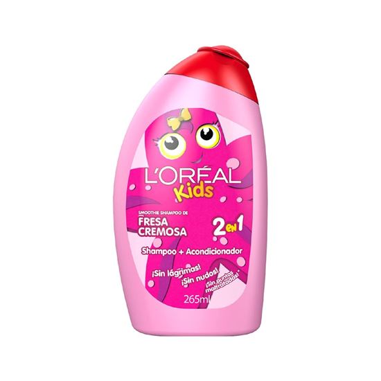 Imagen de Shampoo L'Oréal Kids 2 en 1 fresa cremosa 265ml