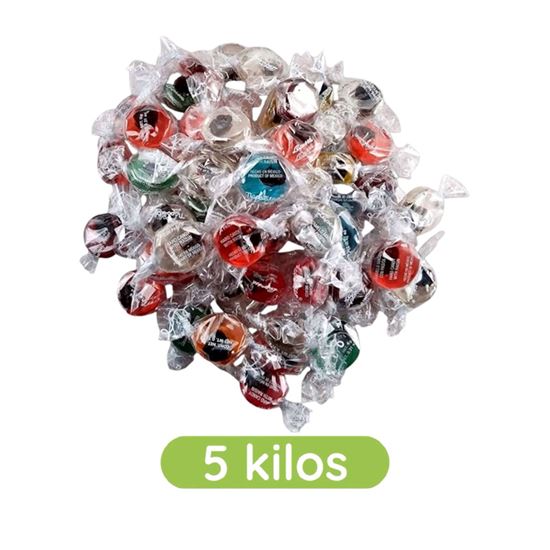 Imagen de Caramelo napolitano con pasita sabores surtidos Laposse Napolitan 5kg