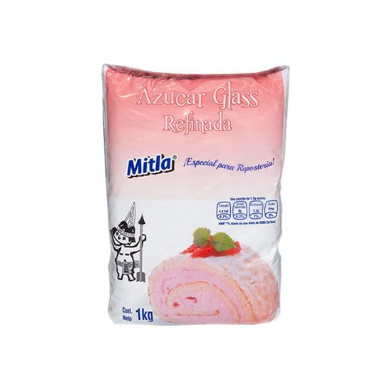 Imagen de Azúcar glass refinada especial para repostería Mitla 1kg