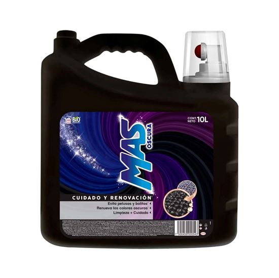 Imagen de Detergente líquido biodegradable para ropa Más Oscura Cuidado y Renovación 10L