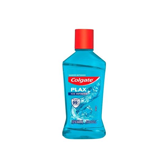 Imagen de Enjuague bucal antibacterial sabor intenso Colgate Plax Ice Infinity 60ml