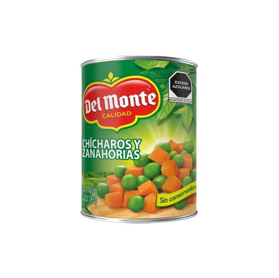 Imagen de Chícharos y zanahorias Del Monte en lata 410g