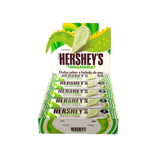 Imagen de Dulce sabor helado de pay de limón con galletas Hershey's Dinosaurio 10 barras de 20g c/u (200g)