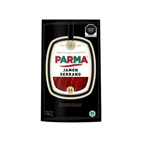 Imagen de Jamón serrano rebanado Parma 100g