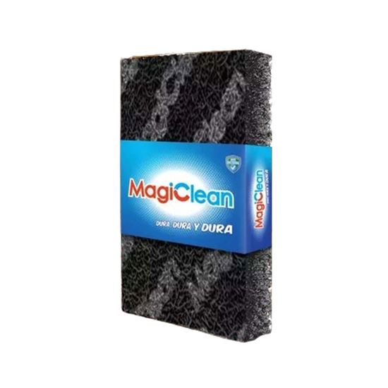 Imagen de Fibra negra para limpieza extra fuerte de cocina MagiClean (14x8cm)