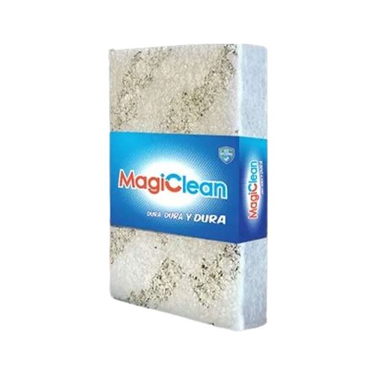 Imagen de Fibra blanca para limpieza delicada de baños MagiClean (14.6x9.2cm)