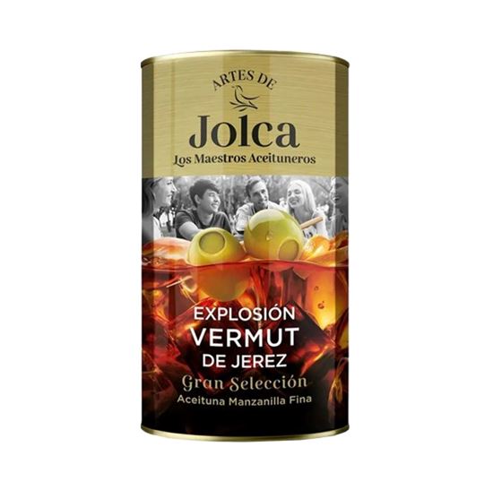 Imagen de Aceituna manzanilla fina rellena de vermut de jerez Jolca 350g
