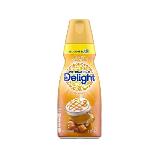 Imagen de Sustituto de crema líquido para café sabor caramelo International Delight Caramel Macchiato 946ml