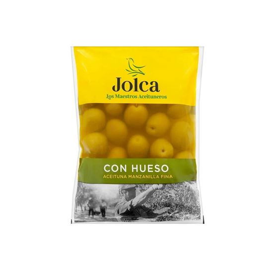 Imagen de Aceituna verde manzanilla fina Jolca con hueso 195g