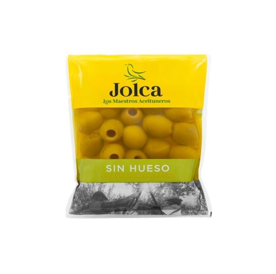Imagen de Aceituna verde manzanilla fina Jolca sin hueso 180g
