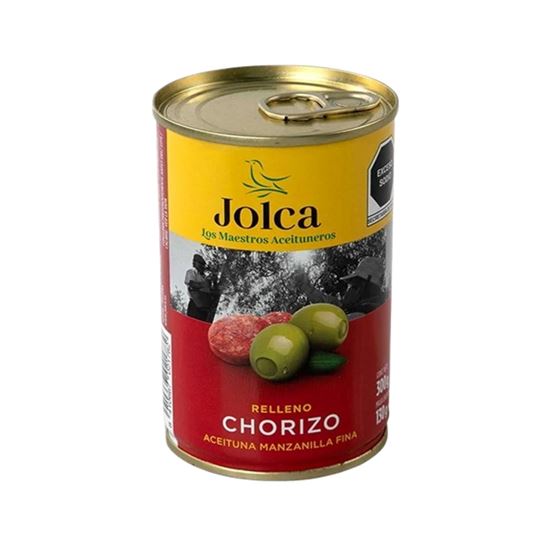 Imagen de Aceituna manzanilla fina rellena de chorizo Jolca 300g
