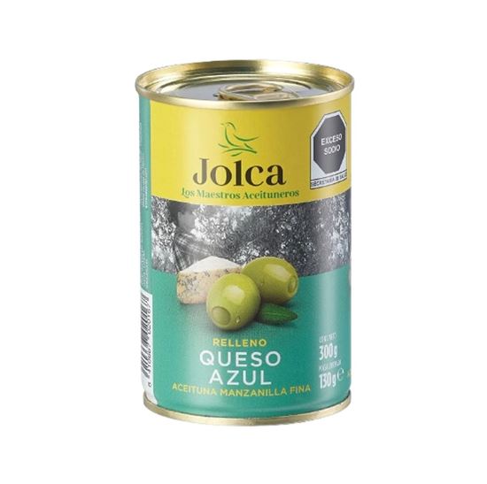 Imagen de Aceituna manzanilla fina rellena de queso azul Jolca 300g