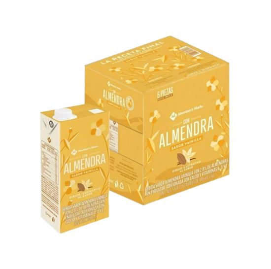 Imagen de Bebida con almendra sabor vainilla Member's Mark caja con 6 pzas de 946ml c/u
