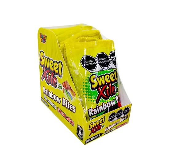 Imagen de Golosinas enchiladas Candy Town Sweet Xile Co Rainbow Bites 6 pzas de 57g c/u (342g)