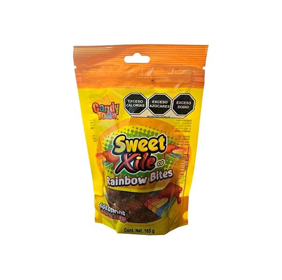 Imagen de Golosinas enchiladas Candy Town Sweet Xile Co Rainbow Bites 165g