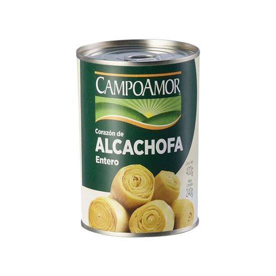 Imagen de Corazón de alcachofa entero CampoAmor en lata 400g