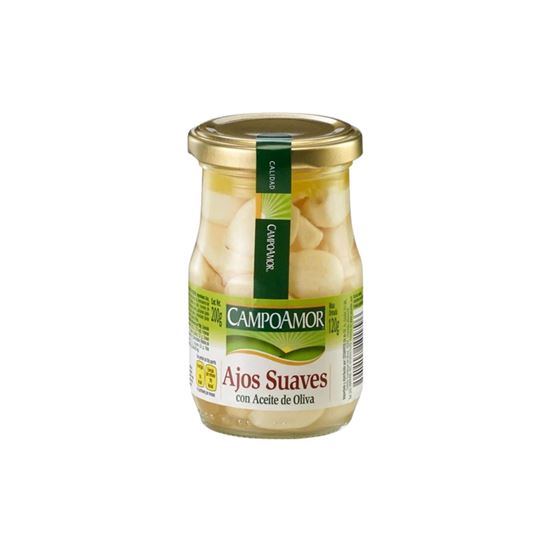 Imagen de Ajo suave con aceite de oliva CampoAmor frasco 200g