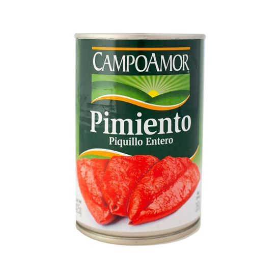 Imagen de Pimiento piquillo entero CampoAmor en lata 425g