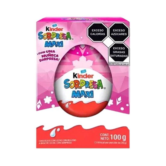 Imagen de Chocolate huevo Kinder Sorpresa Maxi niña 100g