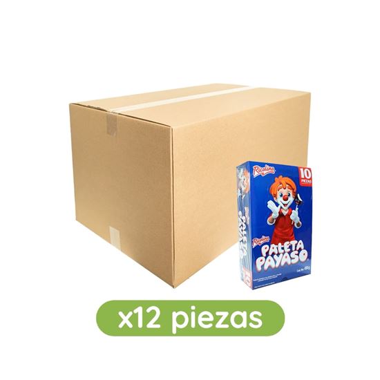 Imagen de Paleta Payaso Ricolino caja con 12 paquetes de 450g c/u