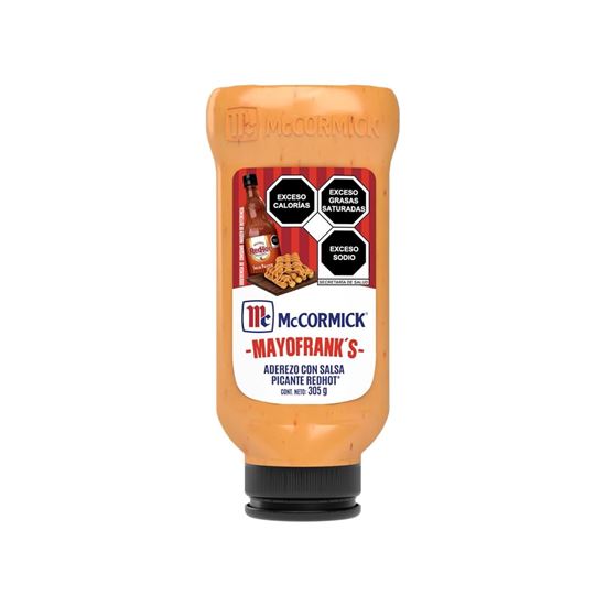 Imagen de Aderezo de mayonesa con salsa picante RedHot McCormick MayoFrank's squeeze sirve fácil 305g