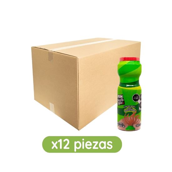 Imagen de Chile en polvo sabor tamarindo Pelón Chilito Rico caja con 12 botellas de 600g c/u (7.20kg)
