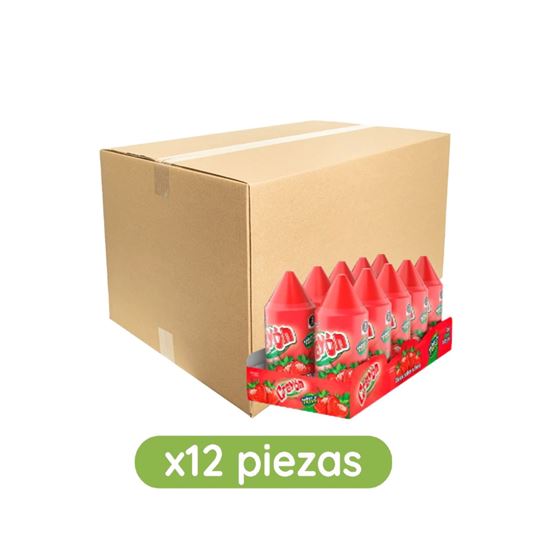 Imagen de Dulce sabor fresa Crayón caja con 12 paquetes de 280g c/u