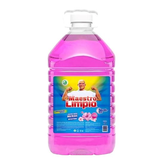 Imagen de Limpiador líquido multiusos antibacterial aroma floral Maestro Limpio 5L