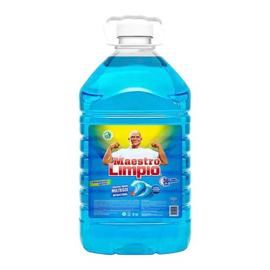 Imagen de Limpiador líquido multiusos antibacterial aroma frescura natural Maestro Limpio 5L
